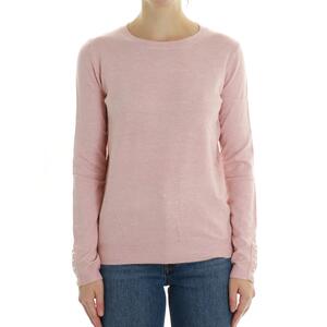 MAGLIA PERLE ROSA